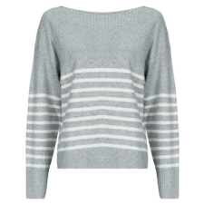 Only Pulóverek ONLGLORY LIFE LS BOATNECK Szürke EU L női pulóver, kardigán