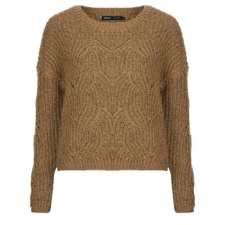 Only Pulóverek ONLHANJA LS GLITTER Barna EU S női pulóver, kardigán