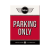 Only RETRO MINI Parking Only - Hűtőmágnes