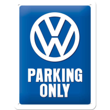 Only RETRO VW Parking Only - Fémtábla dekoráció