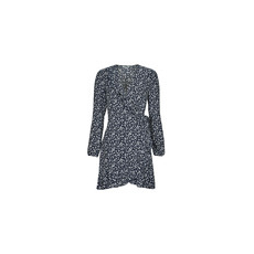 Only Rövid ruhák ONLCARLY L/S WRAP SHORT DRESS Tengerész DE 32