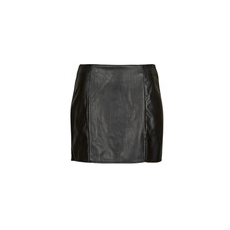 Only Szoknyák ONLLENI FAUX LEATHER SLIT SKIRT PNT Fekete EU S