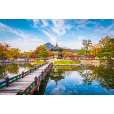  Öntapadó és mosható falfestmény City37 Seoul Palace, 250 x 150 cm tapéta, díszléc és más dekoráció