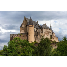 Öntapadó és mosható falfestmény City51 Castle Vianden Luxembourg, 350 x 200 cm tapéta, díszléc és más dekoráció