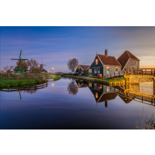  Öntapadó és mosható falfestmény Malom a folyón, 250 x 150 cm tapéta, díszléc és más dekoráció