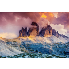  Öntapadó és mosható falfestmény Piscuri tűzfelhőkben, 300 x 200 cm tapéta, díszléc és más dekoráció