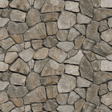  Öntapadó és mosható falfestmény Szürke kerek kőfal, 300 x 200 cm tapéta, díszléc és más dekoráció