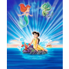  Öntapadó és mosható falfestmény The Little Mermaid II, 250 x 200 cm