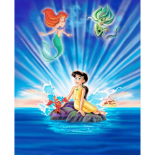  Öntapadó és mosható falfestmény The Little Mermaid II, 250 x 200 cm tapéta, díszléc és más dekoráció