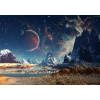  Öntapadó és mosható fali tapéta Universe a jövőben, 300 x 200 cm