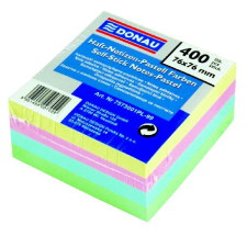 Öntapadó jegyzettömb DONAU 76x76 mm 400 lap vegyes pasztell színek post-it