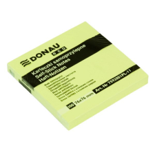 Öntapadó jegyzettömb DONAU ECO 76x76 mm 100 lap sárga post-it