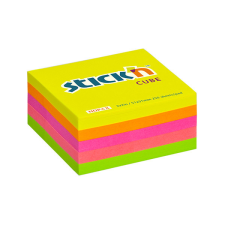 Öntapadó jegyzettömb STICK'N 51x51mm neon mix 250 lap post-it