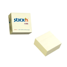 Öntapadó jegyzettömb STICK'N 76x76mm pasztell sárga 400 lap post-it