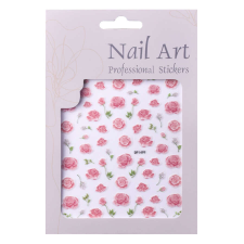  Öntapadó köröm matrica  DP1439 rózsa körömdíszítő