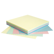 Öntapadós jegyzettömb Info Notes Rainbow 75x75 mm 100 lap/csomag jegyzettömb