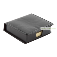  Öntapadós jegyzettömb műbőr tartóban post-it