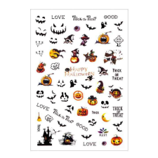  Öntapadós matrica - halloween - R231 körömdíszítő