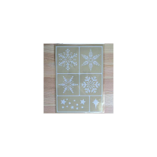  Öntapadós stencil, mérete: A5, M30 dekorációs kellék