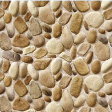  Öntapadós tapéta Barna folyami kőfal, 250 x 200 cm tapéta, díszléc és más dekoráció