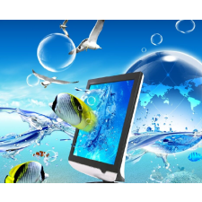  Öntapadós tapéta Ég és víz, 250 x 200 cm tapéta, díszléc és más dekoráció