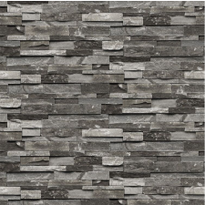  Öntapadós tapéta Fekete kőfal, 350 x 200 cm tapéta, díszléc és más dekoráció