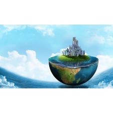  Öntapadós tapéta Föld egyensúlyban, 300 x 200 cm tapéta, díszléc és más dekoráció