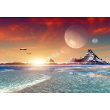  Öntapadós tapéta Invázió az univerzumban, 300 x 250 cm tapéta, díszléc és más dekoráció