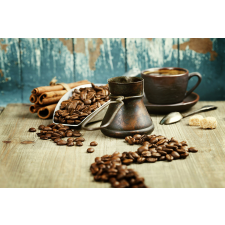  Öntapadós tapéta Kávé a vízforralóban, 300 x 250 cm tapéta, díszléc és más dekoráció