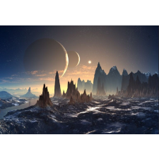  Öntapadós tapéta Kozmikus táj, 250 x 200 cm tapéta, díszléc és más dekoráció