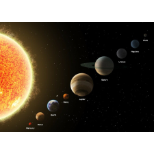  Öntapadós tapéta Solar system3, 350 x 200 cm tapéta, díszléc és más dekoráció
