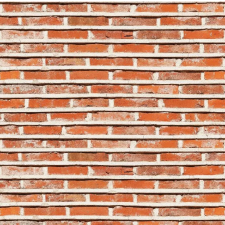 Öntapadós tapéta Vékony vörös és narancssárga téglafal, 400 x 250 cm tapéta, díszléc és más dekoráció