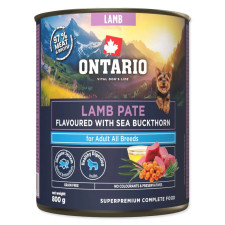  Ontario Adult báránypástétom homoktövissel – 800 g kutyaeledel