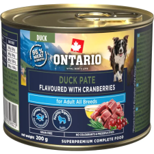  Ontario Adult kacsapástétom vörösáfonyával – 200 g kutyaeledel