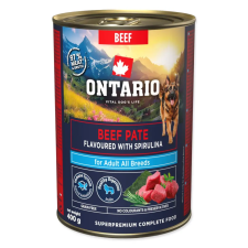  Ontario Adult marhapástétom spirulinával – 400 g kutyaeledel