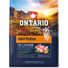 Ontario Adult Medium Chicken & Sweet Potatoes 2,25 kg kutyaeledel