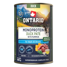  Ontario Adult monoproteines kacsapástétom sütőtökkel – 400 g kutyaeledel