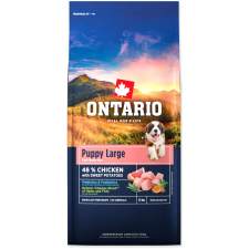 Ontario Puppy & Junior Large Chicken & Sweet Potatoes 12 kg kutyaeledel
