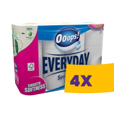 Ooops! Everyday WC papír Sensitive - 3 rétegű, 24 tekercs (Karton - 4 csomag) higiéniai papíráru