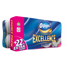 Ooops! excellence toalett papír 16 tekercs 3 retegű higiéniai papíráru