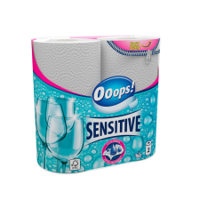 Ooops! Ooops Sensitive 2 rétegű papír kéztörlő 50 lap higiéniai papíráru