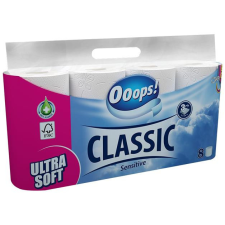 Ooops! OOOPS Toalettpapír, 3 rétegű, kistekercses, 8 tekercs, OOOPS "Classic", sensitive higiéniai papíráru