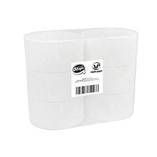  Ooops! toalettpapír maxi Jumbo, 2 rétegű, fehér, cell. 26cm, 1750lap/300m/tek higiéniai papíráru