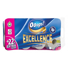 Ooops! Toalettpapír ooops! excellence 3 rétegű 16 tekercs ktc30161142 higiéniai papíráru
