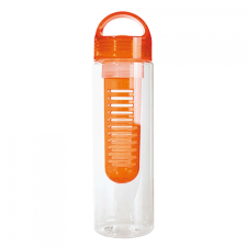 OOTB 71/3071O Infuser Palack, 700ml, Narancs kulacs, kulacstartó