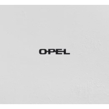  OPEL 3D felirat fekete/ezüst Fekete autó dekoráció