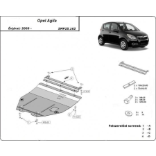  Opel Agila, 2008-2018 - Motorvédő lemez autóalkatrész