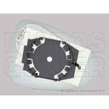  Opel Zafira 2011.09.01- VTL cserélhető bal aszf., fűthető, króm (05W4) visszapillantó tükör