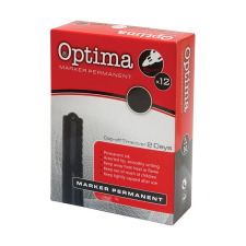 OPTIMA Alkoholos marker optima kerek fekete 120936 filctoll, marker