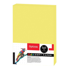 OPTIMA Fénymásolópapír színes OPTIMA A/4 75 g neon sárga 500 ív/csomag fénymásolópapír